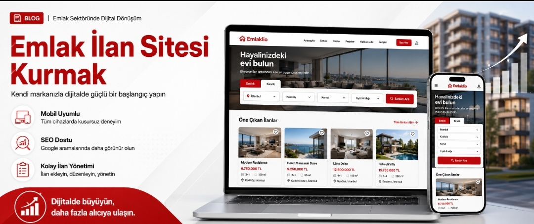 Emlak ilan sitesi kurmak