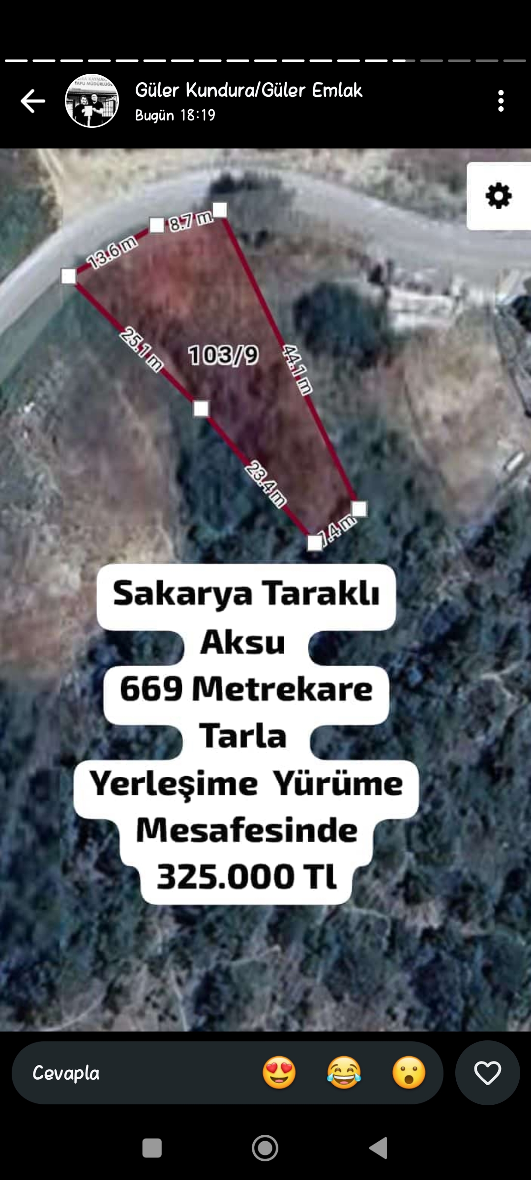 Deneme ilan arsa demo